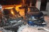 В Комсомольске пьяный «водитель» разбил три припаркованных автомобиля (фото)