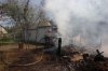 В Кременчугском районе при сжигании камыша загорелся сарай