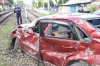 В Кременчуге в ДТП на железнодорожном переезде погиб мужчина (фото)