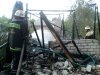В Крюковском районе сгорел гараж (фото)
