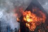 В Кременчугском районе сгорел дачный дом