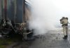 В Кобелякском районе во время движения загорелся грузовой автомобиль (фото)