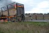 В Кобелякском районе во время движения загорелся грузовой автомобиль (фото)
