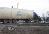 На железнодорожном переезде перегона Крюков-Бурты столкнулись два грузовика DAF (фото)