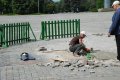 В Кременчуге начали ремонтировать площадь Победы