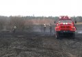 В Кременчугском районе спасатели ликвидировали возгорание травы