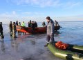 В Кременчугском водохранилище с оторвавшейся льдины спасено 25 рыбаков (фото, видео)