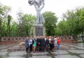Работники учреждений юстиции г. Кременчуга возложили цветы к памятным местам