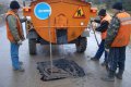 В первый день февраля дорожники Кременчуга начали латать ямы на дорогах